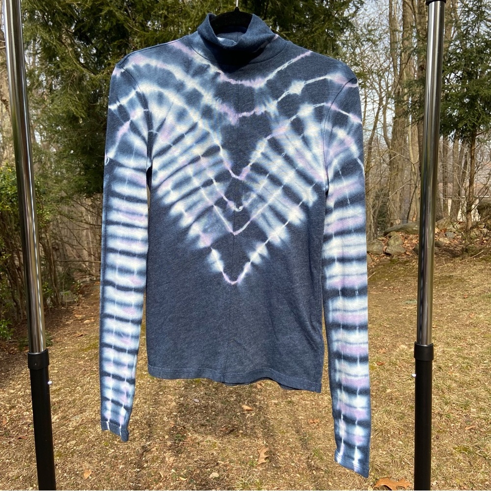 NWT We the Free Tie Dye Turtleneck Long Sleeve Tee